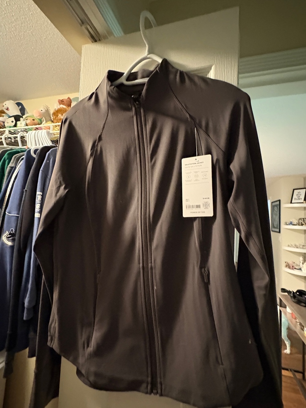 Athleta Black Full-Zip Performance Jacket